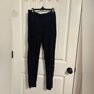 Barefoot Dreams Womens S Black CozyChic Ultra Lite Soft Knit Winter Warm Legging